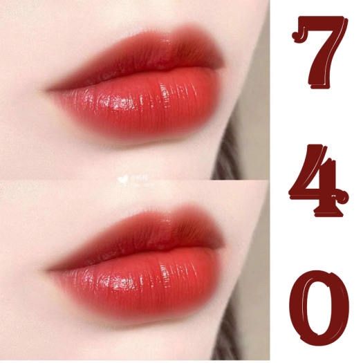 [full size] Son Dior addict hydrating shine lipstick #740-đỏ gạch full box