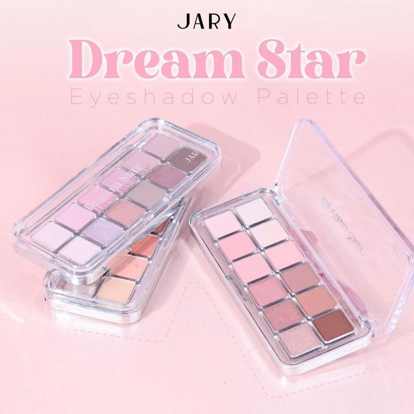 Bảng phấn mắt 12ô JARY dream start eyeshadow pallete #01-COOL PINK