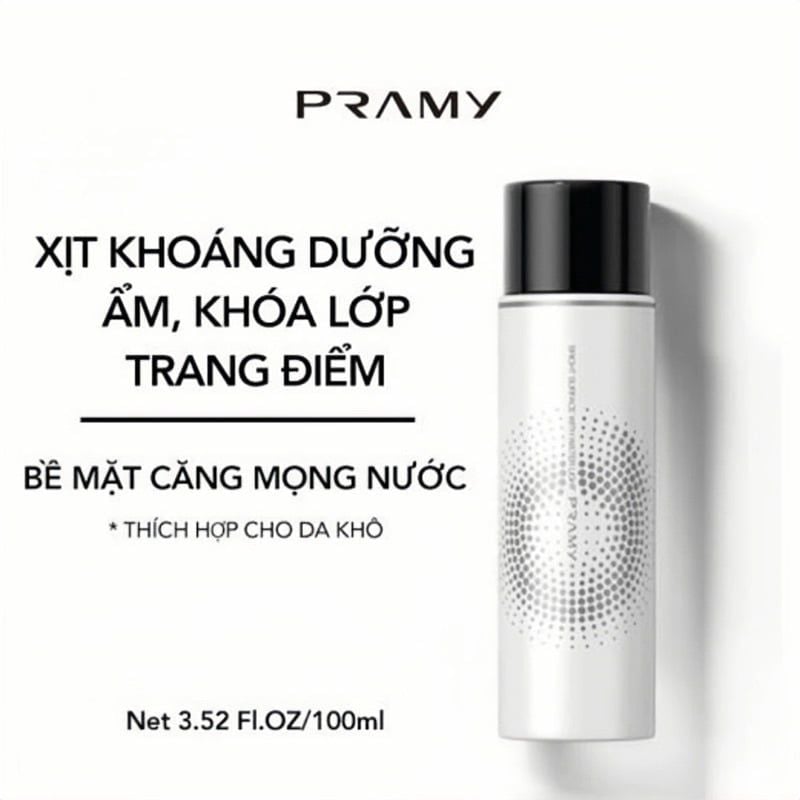 Xịt khoá makeup Pramy Setting 100ml