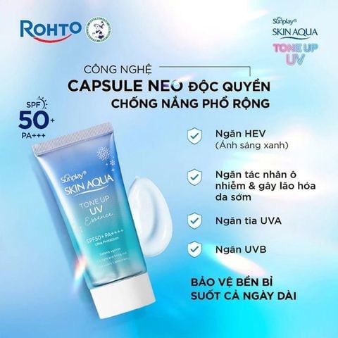 Tinh Chất Chống Nắng Sunplay Nâng Tông Skin Aqua Tone Up UV Essence 50g