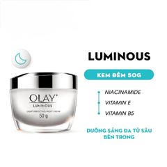 Kem Dưỡng Ẩm Olay Luminous Ban Đêm Dưỡng Sáng Da 50G