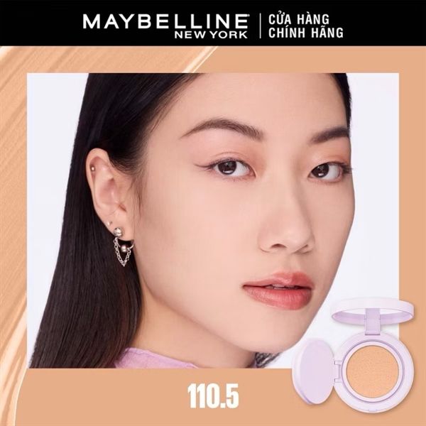 ￼Phấn nước Superstay 24H Baby Matte Cushion Maybelline #110.5