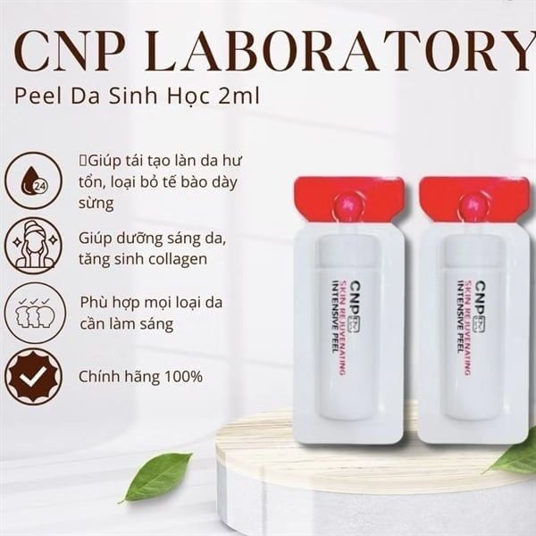 Vỉ tinh chất peel da CNP Rx Skin Rejuvenating Intensive Peel 2ml