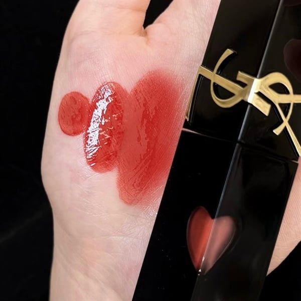 Son kem lì YSL the inks vinyl cream #416-chili provocation