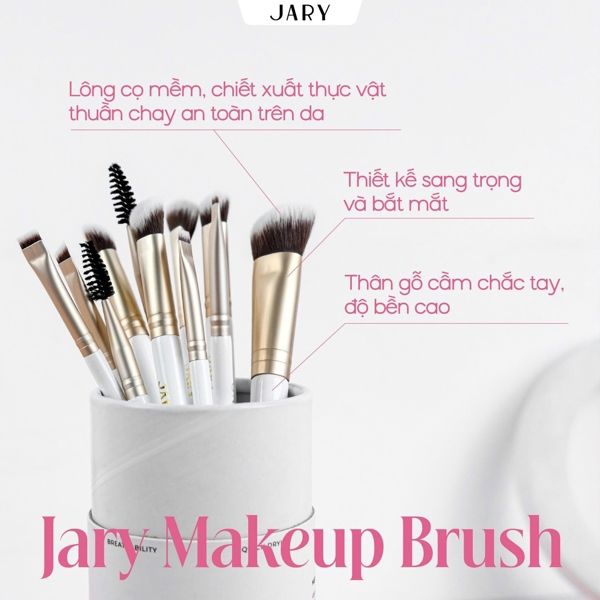 CỌ KẺ MÍ MẮT SIÊU MỎNG VÁT XÉO JARY BEVELED EYELINER BRUSH - J18