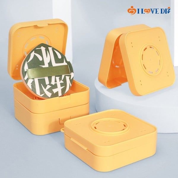 Hộp Đựng Mút Trang Điểm, Phấn Phủ ,Bông Trang Điểm