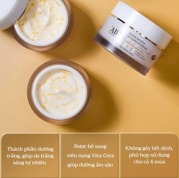 Kem Dưỡng d'Alba White Truffle Vita Capsule Cream Sáng Da Và Cấp Ẩm Sâu 55g