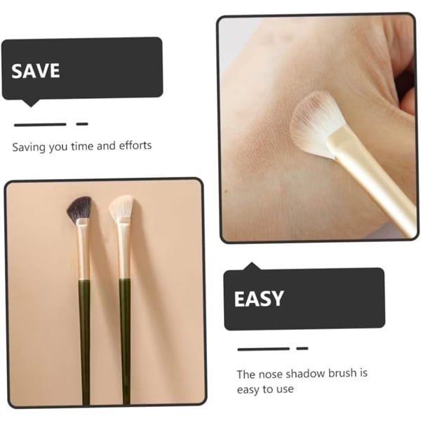 ￼Cọ tán highlight mũi, cọ trang điểm cán dài tạo khối,hightlight cho mũi