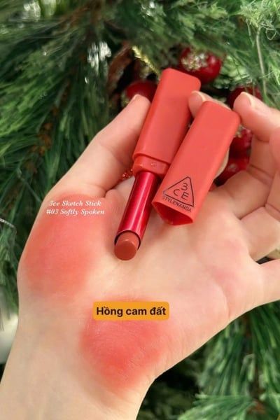Son Sáp Mịn Lì 3CE Sketch Stick #03 softly spoken