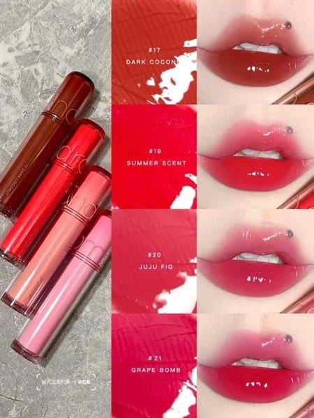 [mẫu mới ] Son Tint Lì Romand Juicy Lasting Tint #35