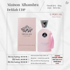 Nước Hoa Nữ Maison Alhambra Delilah Pour Femme EDP 100ml