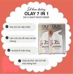Set kem dưỡng da ngày và đêm Olay Total Effects 7 in One 37ml