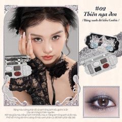 Bảng Phấn Mắt Hoa Biết FLOWER KNOWS swan ballet thiên nga #03-hồng