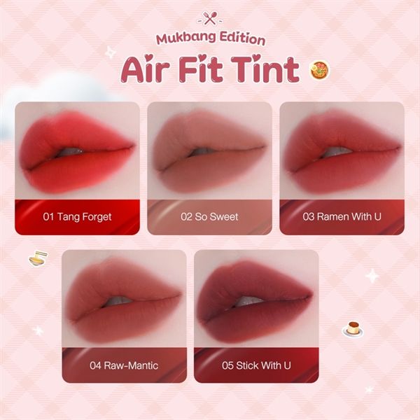 Son kem lì BBIA air fit tint mukbang edition #05