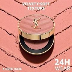 Phấn Má Hồng YSL Make Me Blush 24H Buildable Powder Blush #06-rose haze