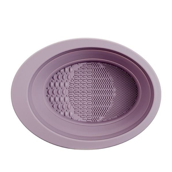 Chén silicon rửa cọ giặt mút Trang điểm gấp gọn Gecomo