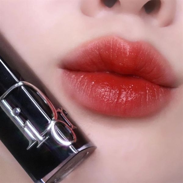 [full size] Son Dior addict hydrating shine lipstick #08-đỏ cam full box