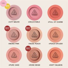 Phấn Má Hồng 3CE Face Blush #rose beige