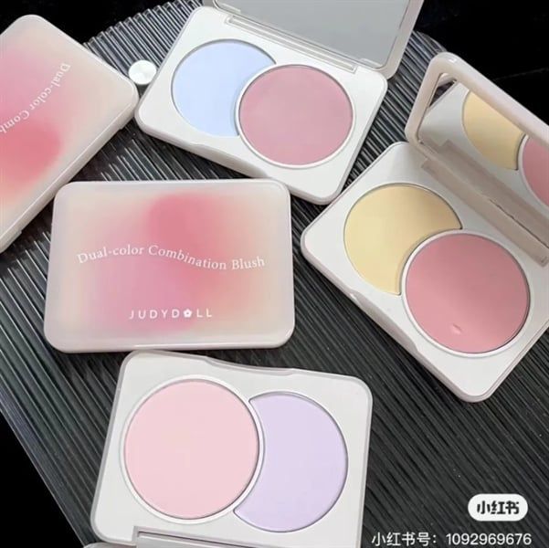 Phấn Má Hồng JUDYDOLL 2 Màu Dual-Color Combination Blush #D01