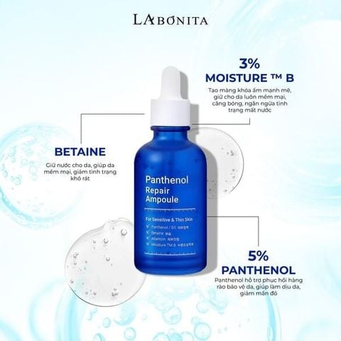 Serum La Bonita panthenol repair ampoule 50ml
