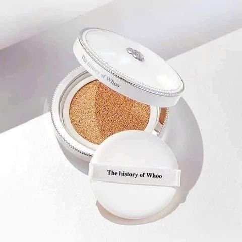 Set Phấn Nước the history of Whoo Radiant White Moisture Cushion Foundation #21 [2 Lõi]