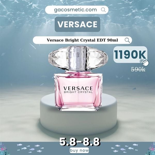 Chiết 10ml Nước Hoa Nữ Versace Bright Crystal EDT