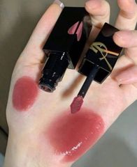 Son kem lì YSL the inks vinyl cream hight gloss lip satin #440-rose player