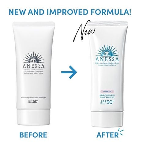 Gel Chống Nắng Anessa Tone Up Brightening UV Sunscreen SPF50+ 90g