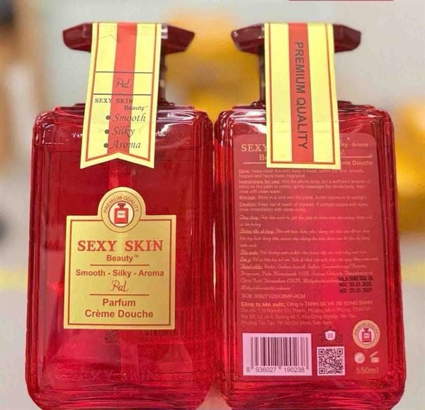 Sữa tắm Sexy Skin Red Parfum Crème Douche 550ml
