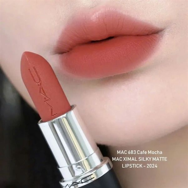 Son thỏi lì MAC Ximal Silky Matte Lipstick #683 Cafe Mocha