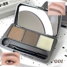 Kẻ Mày Dạng Bột GOGO TALES 3 Ô Kèm Sáp Định Hình #G01