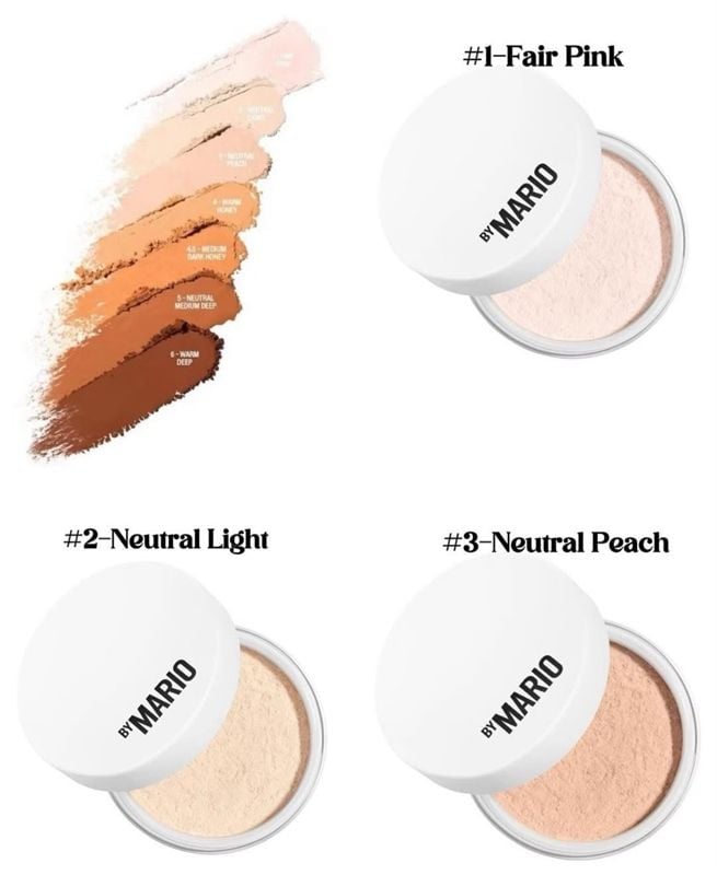Phấn phủ MARIO SurrealSkin ™ Talc-Free Soft Blur Setting Powder - ( 1 Fail Pink )