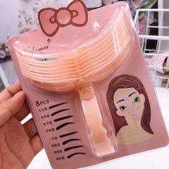 Bộ khuôn kẻ mày 8 mẫu nhựa dẻo cao cấp