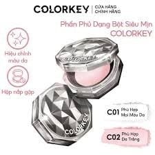 Phấn phủ bột Colorkey lasting naturally C01 -trắng