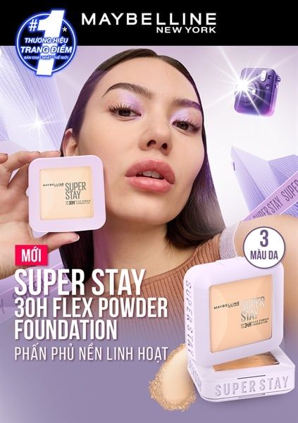 Phấn nén Maybelline New York Superstay Flex Powder Foundation #115