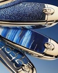 Case Guerlain Rouge G The Double Mirror Jewel # Bleu Astral - 6A02