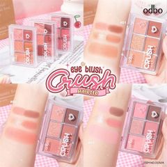 Bảng phấn mắt và má hồng ODBO Eye Blush crush #04