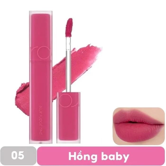Son Kem Lì Romand Blur Fudge Tint 5g #05 Bibi candy