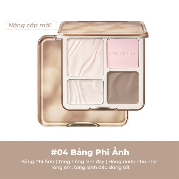 Phấn Highlight Và Tạo Khối Judydoll 4 Màu - 04 Blush Shadow