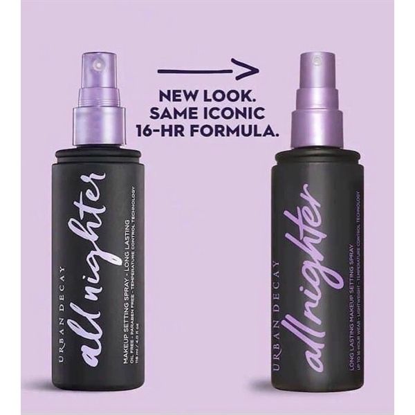 Xịt khóa nền Urban Decay All Nighter long lasting makeup setting spray lâu trôi 30ml
