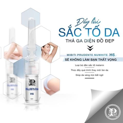 Nuwhite Làm trắng vùng nách, bẹm , mông H6 5ml -chuẩn hãng mỹ