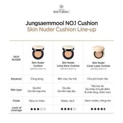 Phấn Nước Jung Saem Mool Essential Skin Nuder Cushion 14g #fair light