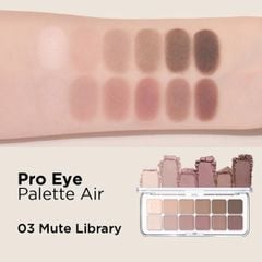 Bảng Phấn mắt 12ô Clio pro eye palette air #03