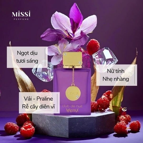 Nước Hoa Nữ Armaf Club De Nuit Maleka Eau De Parfum 105ml Tinh Tế