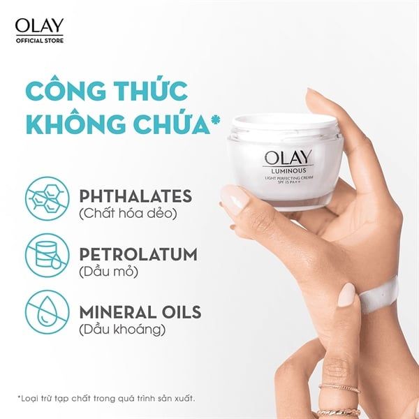 Kem Dưỡng Ẩm Olay Luminous Ban Đêm Dưỡng Sáng Da 50G