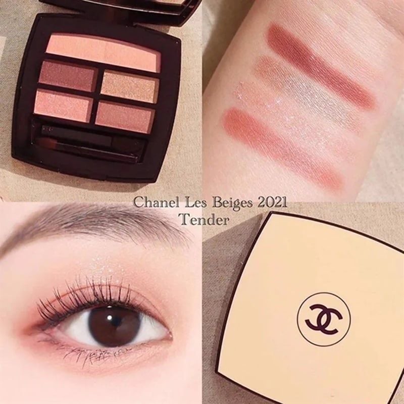 Bảng mắt Chanel les beiges pallete #tender