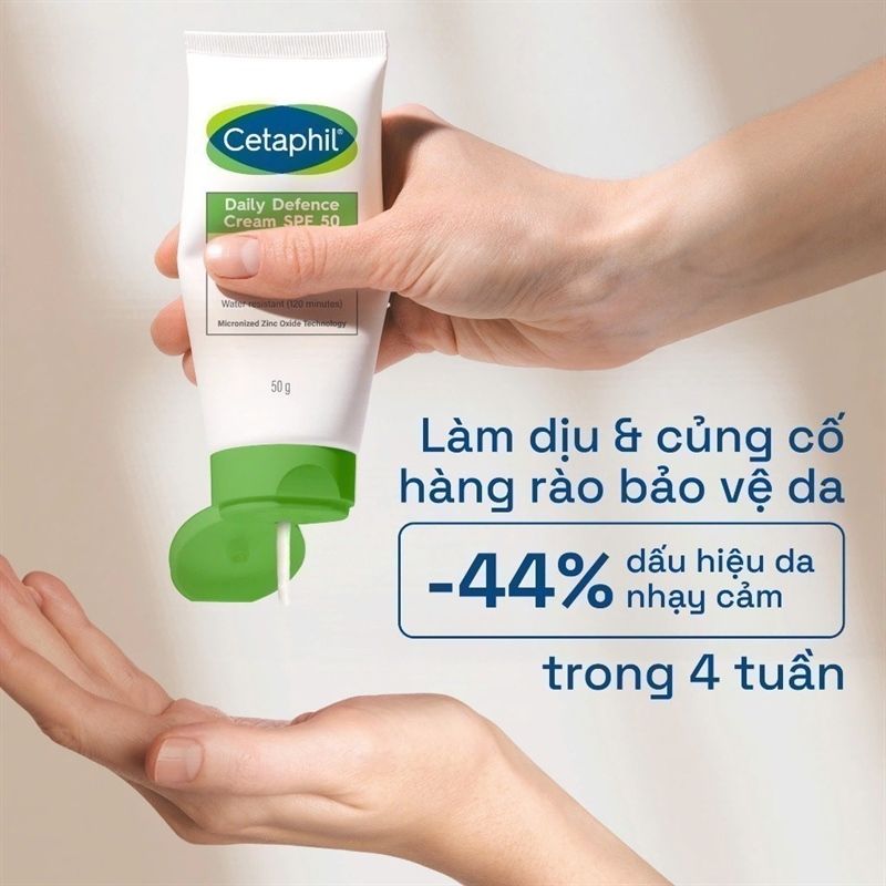 Kem chống nắng Cetaphil vật lý cho da nhạy cảm SPF50+ 50g