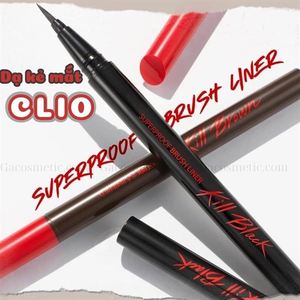 Bút Kẻ Mắt Nước CLIO SUPERPROOF PEN LINER KILL #nâu