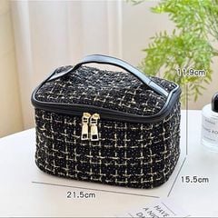 Túi Đựng Mỹ Phẩm Đa Năng #Đen