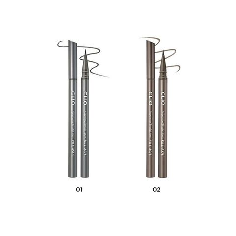 [NEW] Bút Kẻ Mắt Nước Chống Trôi Clio Kill ASH Superproof Brush Liner #đen